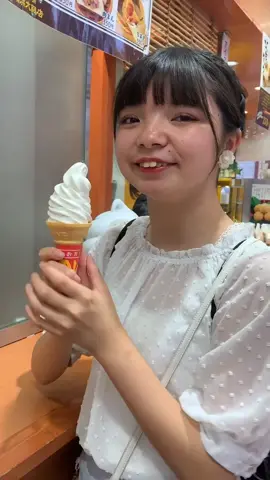 杏仁アイス🥺めっちゃ美味しかった😋