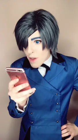 Here is my Ciel cosplay 🖤💙 #cielphantomhive #blackbutler #crossplay #blackbutlercosplay