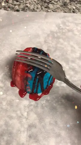 Pink and Blue Mini Cake #tiktokpartner #oddlysatisfying #cake