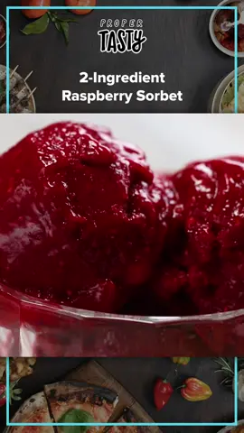The simplest raspberry sorbet you’ll ever make (and tastes delicious too!) 🤤🍦 #simple #dessert