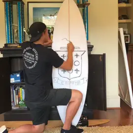 Parker Coffin getting creative! #isthisart #surf #wsl #surfing #surfboard #art #drawing