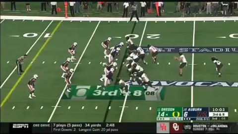 Justin Herbert stepped up into the pocket before ripping a tight window dime