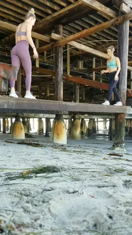 pier stands w @ginascarangella_  #makeitawesome  #foryou  #calisthenics #gymnastics #sandiego #california #Fitness #workout