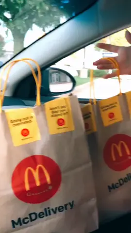 #mcdelivery merch! lol it sold out as soon as we ordered! #foryou #foryoupage #mcdonalds