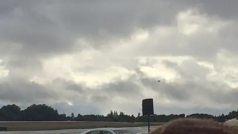 F35 breaking the sound barrier!! #plane #jet #militry #speedofsound #boom #wow #fyp