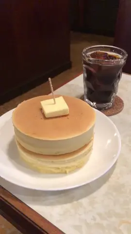 老舗喫茶店のホットケーキ！お店の情報はインスタにのせてます🥞 #tiktokグルメ #カフェ巡り #食欲の秋 #私のリアル飯