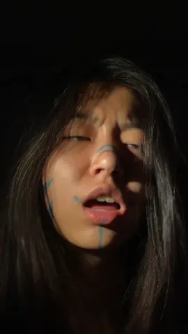 Yooo I forgot my tongue was blue #fyp