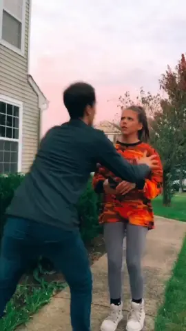 Did not mean to push her that hard 😳😂 #fyp #foryoupage #foru #foryou #trend #prank #funny