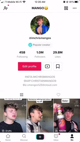 FOLLOWING THE NEXT 400 PPL ON INSTA💗 Imchrismangos