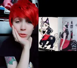 #duet with @theredheadcat SO CUTE 😍🖤 thank you so much 🖤💕 really makes my day when you guys do fan art #fanart #centauroc #art