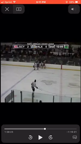 I think I missed the hit 😜 #fyp #hockey #foryourpage #blizzshow