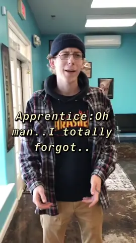 Tattoo apprentice gets sent home 😢. @sadb0iscott #teamdestroy #tattoo #skit #meme #tattoos