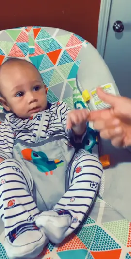Happy 4 months Jaxson! #jaxsongrey #4monthsold #babyboy #foryou #like4follow  #sing