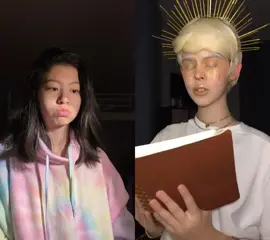 #duet with @cospapi POV: you’re my guardian angel reading my diary in disapproval #fyp (bruh you are ethereal)