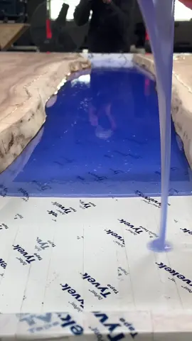 Pouring in some epoxy is super #satisfying #tiktokpartner #foryoupage #epoxy