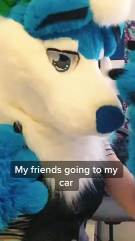 I like to embarrass my friends #fursuit #furry