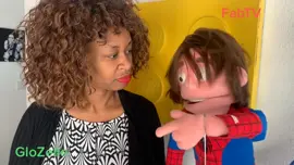Spider-man new show with his guest of the day GloZelle #glozelle #spiderman #spidey #surfer #marvel #sony #puppet #puppets