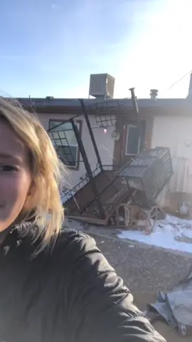 the swing flipped and it broke the grill #foryoupage #foryou #windy