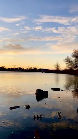#foryou beautiful #sunrise #water #lake #fyp