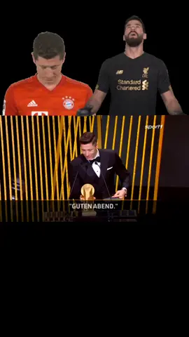 #ballondor Robert #lewandowski  wollte den Preis für den besten Torhüter direkt vergeben und amüsiert Moderator Didier #drogba #sport1