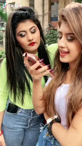 Nahi janti?😂❤️ W/ @arishakhan138_ #arishfakhan #arishakhan #trending #sistergoals #foryou