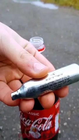 Coca-Cola + Co2 = ??? #cocacola #co2 #experiment #science