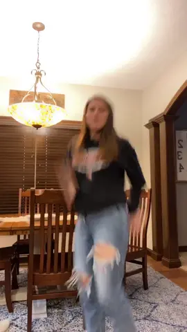 Behind the scenes of teaching ally how to do the renegade dance 😂