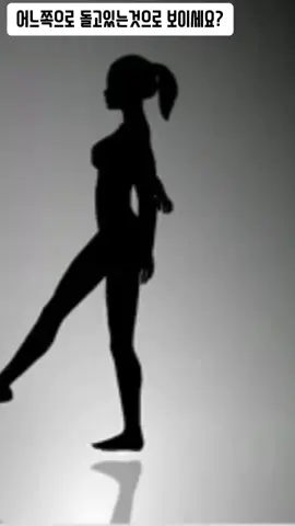 오른쪽으로 돌고있을까요 왼쪽으로 돌고있을까요? Is she turning clockwise or counter clockwise? #착시 #opticalillusion