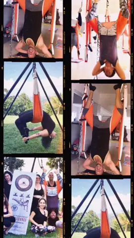 AeroYoga®️ es una práctica a realizar también al aire libre!🧘‍♂️🌴🌳🌿 #yoga #aeroyoga #aerialyoga #acroyoga #sport #Fitness #ejercicio #deporte