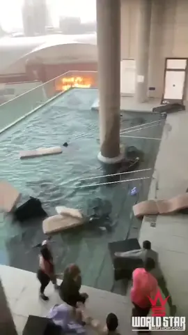 He tried to save the furniture during the storm in #Dallas 😳⛈🛋️  (IG: m.m.diaries) #viral #fyp