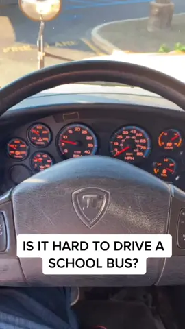 Is it hard to drive a school bus? #fy #fyp #foryou #foryoupage #schoolbus #schoolbusdriver