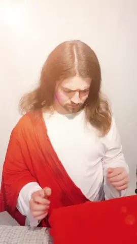 getting close to xmas now 😅 #xmas #christmas #foryou #thesimpsons #cosplay #jesus #god #jesuschrist