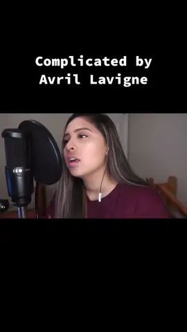 A oldie but a goodie 💜 #foryoupage #complicated #cover #fyp #singing #avrillavigne #passion
