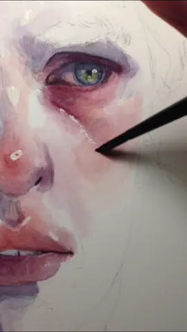 Work in progress ! #foryoupage #fyp #foryou #artclub #art #watercolor #arte #portrait #drawing #painting