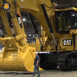 Cat 6020B #excavator on its way out of Minexpo 2016