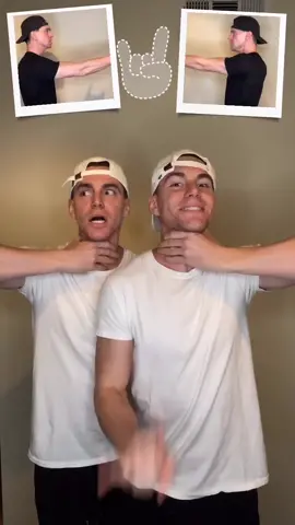 The ending tho 😂 (we were going for a good twin vs evil twin thing btw) #handgestures #nailedit #twins @marcoesparza