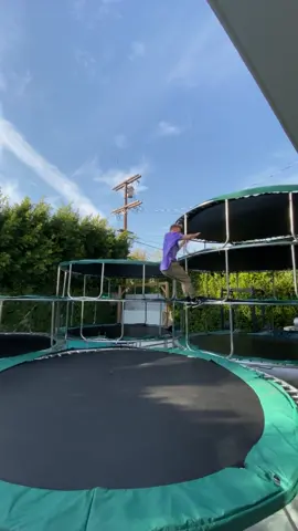 Real or fake🤯 #foryou #fyp #tiktok #trampolines #parkour