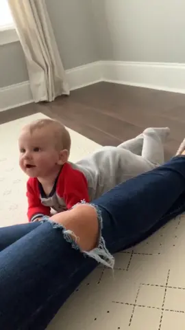 My 6 month old says hey 🤣 #babyboy #fyp #foru too bad he didn’t mean to.