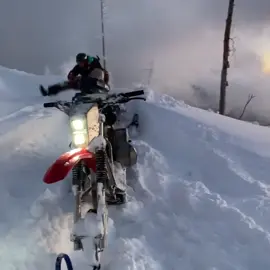 Who is ready for snowmobile season?!?! #fail #snow #snowmobile #snowbike