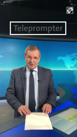 Darum haben unsere Sprecherinnen und Sprecher die Texte so gut drauf. #tagesschau #teleprompter #dasistmeinjob