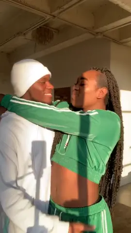 he told me i looked cute in my track suit 🙈 @fashionnova