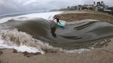 @blairconklin surfing a chocolate river wave 🏄‍♂️ #river #surfing #fypage #chocolate