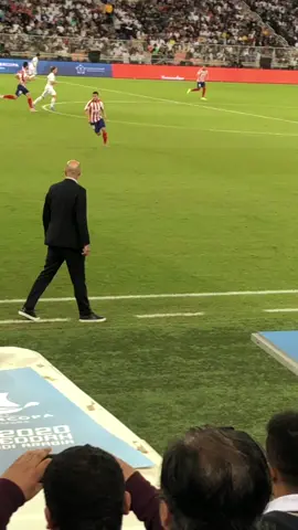 #elmaestro #zidane game for the #spain #supercup #realmadrid vs #atleticodemadrid at #aljoharastadium #saudiarabia
