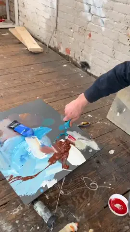 My friends mixing paint if like this ill show you some of his work @relatedtojohncena  #tiktok #artist #allthedifference #colors