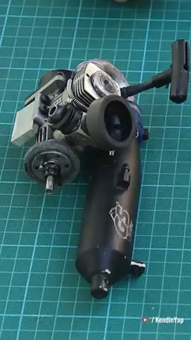 Making a generator with RC nitro engine. #engineering #design