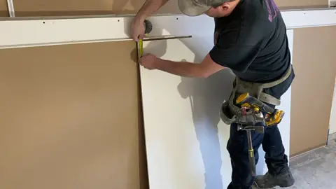 Just like that #trick #fyp #foryou #construction #framing #tools #oddlysatisfying #drywall