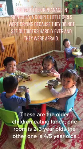 Mongolian Orphanage the 2/3 year olds and the 4/5 year olds. These children have been in this orphanage since shortly after birth.#adoption #orpanage
