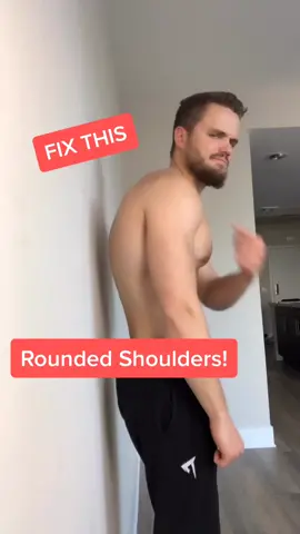 Fix rounded back! Just do this every morning! #workout #Fitness #health #healthtips #roundedback