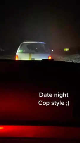 Cop wife life; if you can’t get a date night, ride along! #MNcopsVRA #husbandwife #leowife