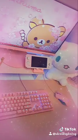 Follow me on IG too! I'm super active on there @barbieisgaming 💕#fyp #foryoupage #kawaii #pink #gamer #egirl ##GamingSetup#razerquartz #pcgamer